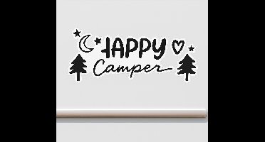 Caravan sticker blije kampeerder