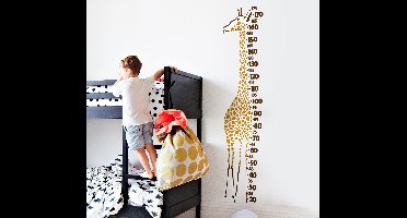 Groeimeter sticker Realistische giraafmeter