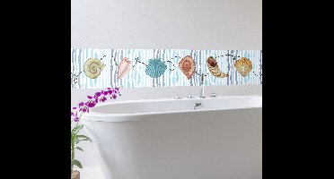 Muurstickers behangranden Schelpen