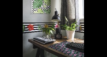Sierrand jungle bloemen lijnen