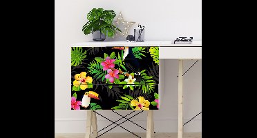 Meubel sticker jungle bloemen
