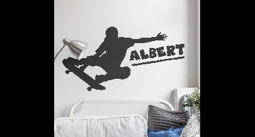 Naamsticker mannelijke skater