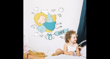 Naamsticker tandenfee kinderkamer
