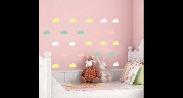 Sticker Kleurrijke wolken