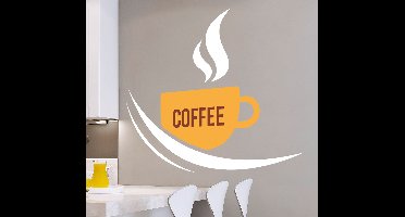 Drank sticker koffiekop