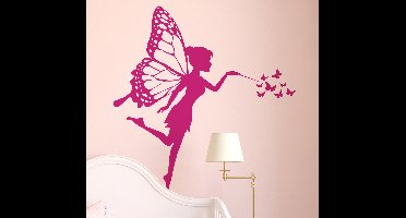 Muursticker fee en vlinders