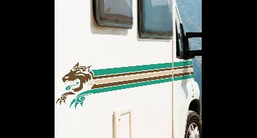Sticker lijnen voor caravan