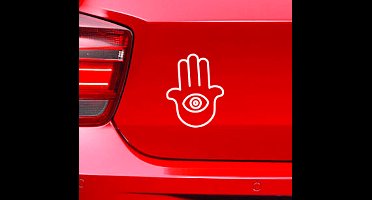 Hamsa symbool spirituele autosticker