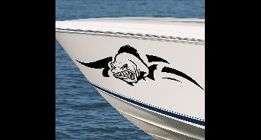 Boot sticker boze piranha