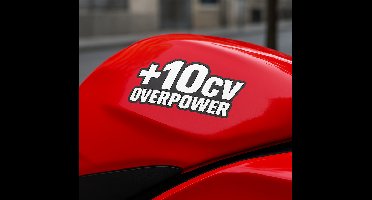 Motor sticker plus 10 pk tekst