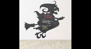Krijtbord sticker met heks