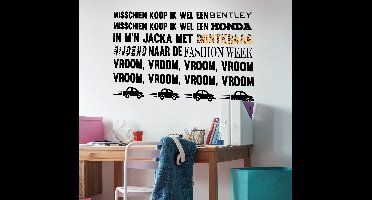 Muurstickers tekst Zangeres Famke Louise