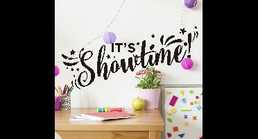Muurdecoratie stickers It's Showtime