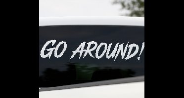 Sticker vrachtwagen en bestelwagen ga er omheen!