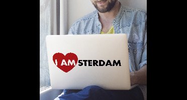 Muurstickers tekst I am Amsterdam