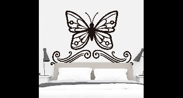 Autosticker vlinder silhouette