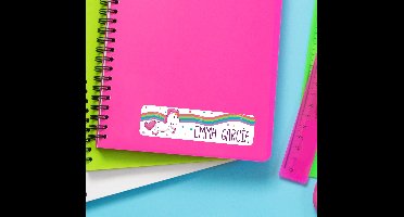 Gepersonaliseerde notitieboekjezelfklevende stickers