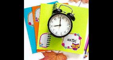 Etiketten voor boeken en notitieboekjes educatieve muursticker