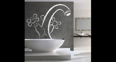 Kraan decoratie sticker