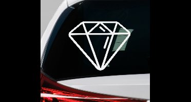 Muurstickers objecten diamant silhouette