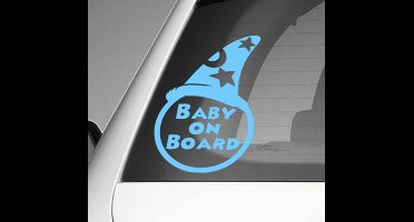 Baby mickey aan boord van autozelfklevende sticker