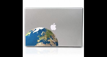 Sticker voor Macbook wereldbol
