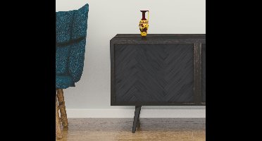 Zigzag houtstructuur meubelfolie