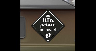 Baby aan boord sticker Kleine prins auto