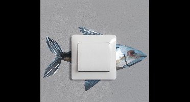 Stickers vis voor lichtschakelaar