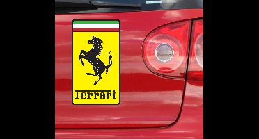 Autosticker met Ferrari logo