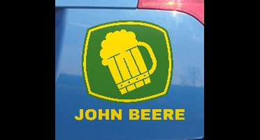 Autosticker John beere