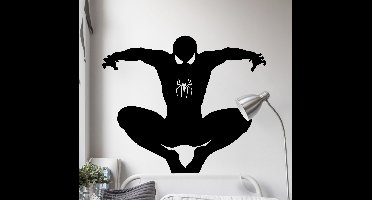Muurstickers superhelden Spiderman silhouet