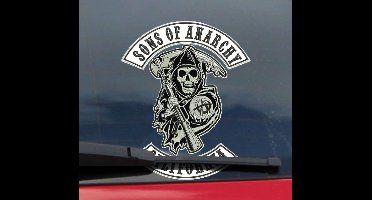 Stickers motor Zoon van anarchie themafiets