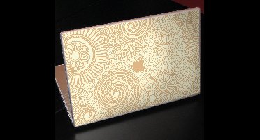 Sticker MAC Apple patroon bloemen