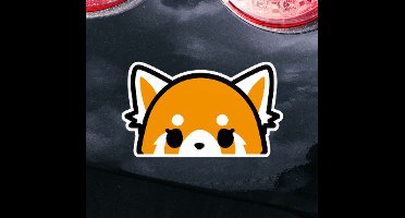 Auto bumper sticker huilende vos