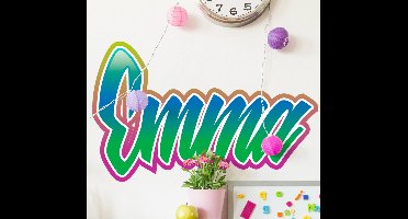 Urban muurstickers Kleurrijke graffiti meisjesnaam