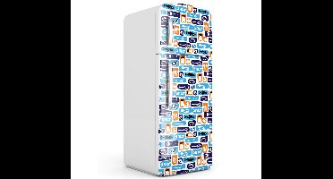 Eten thema koelkast sticker