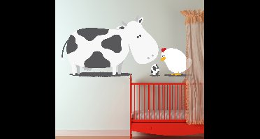 Kindersticker Koe en Kip