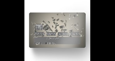 Pinpas sticker dollars geld regen creditcard