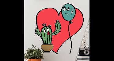 Sticker planten onmogelijke liefde