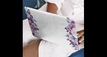 Stickers voor laptop Bloemenlijst