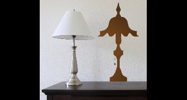 Sticker ouderwetse lamp