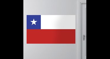Muursticker vlag Chili