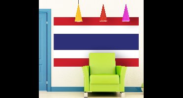 Muursticker vlag Thailand