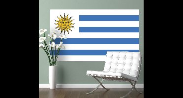 Sticker vlag uruguay