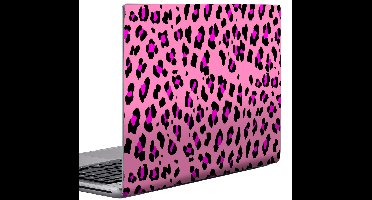Sticker Laptop Roze Luipaard