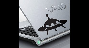 Laptop sticker UFO