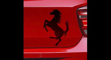 Autosticker steigerend paard Ferrari