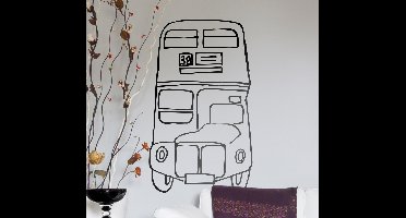 Sticker Bus dubbeldekker londen