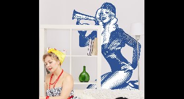 Pinup militare sticker